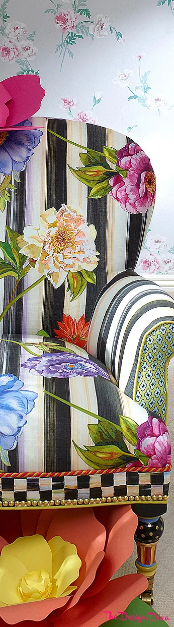 Cutting Garden Accent Chair via The Design Diva