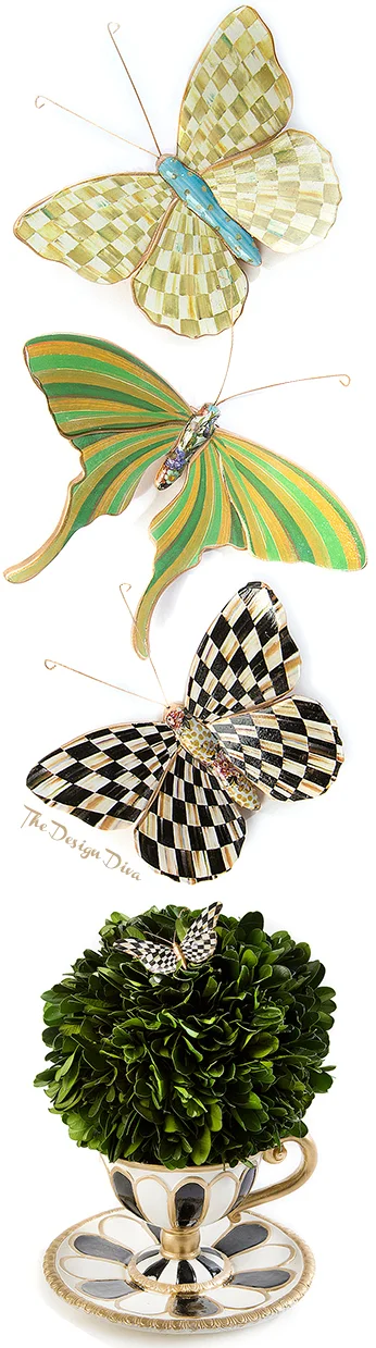 Butterfly Teacup & Butterfly Trio - Meadow via The Design Diva
