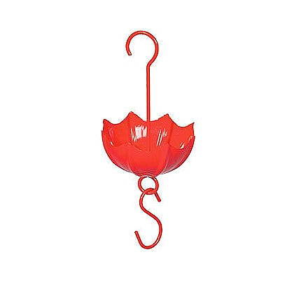  Parasol - ANT MOAT - Ant Guard - Hummingbird Feeder Accessory ~ Red Umbrella - AMFR12