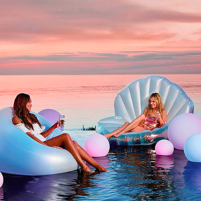 Glow Float  &amp; Oyster Shell Float