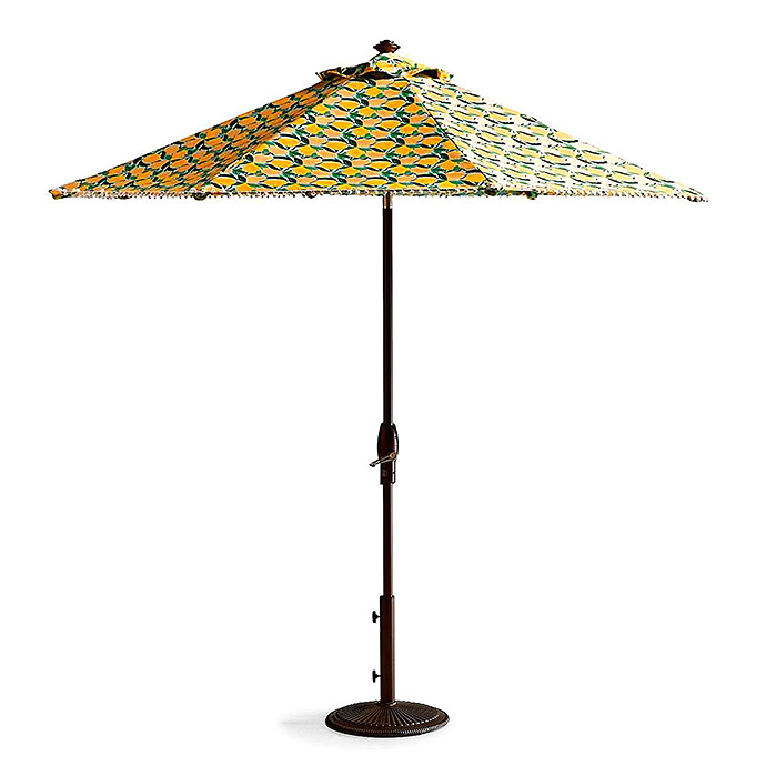 9' Lemon Designer Umbrella