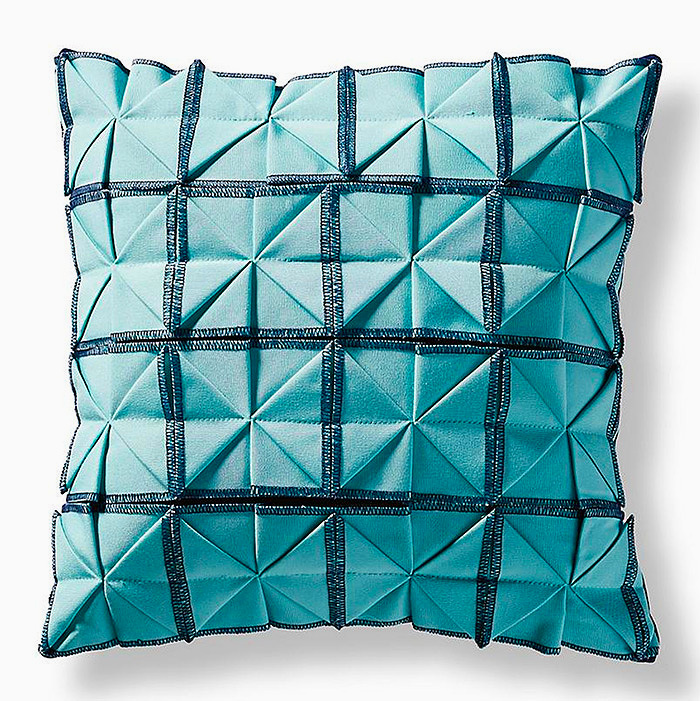 Origami Pleat Square Outdoor Pillow