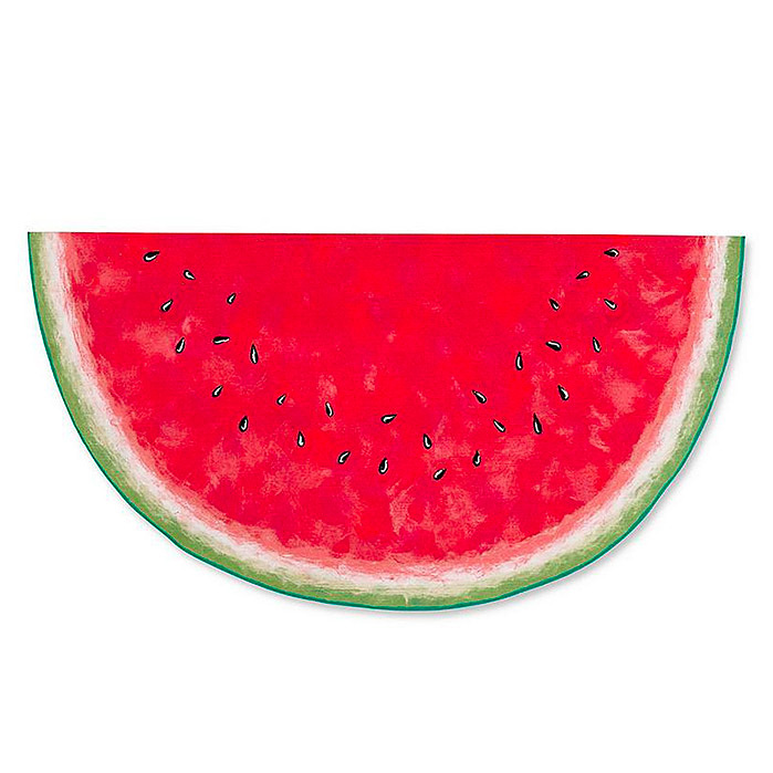 Watermelon Slice Half-round Door Mat