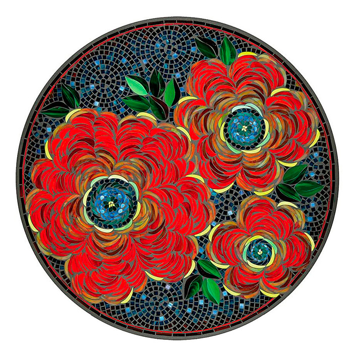 KNF - Neille Olson Mosaics Zinnia Collection