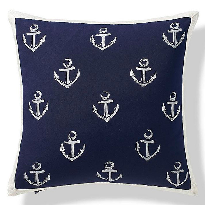Stamped Admiral Outdoor Pillow