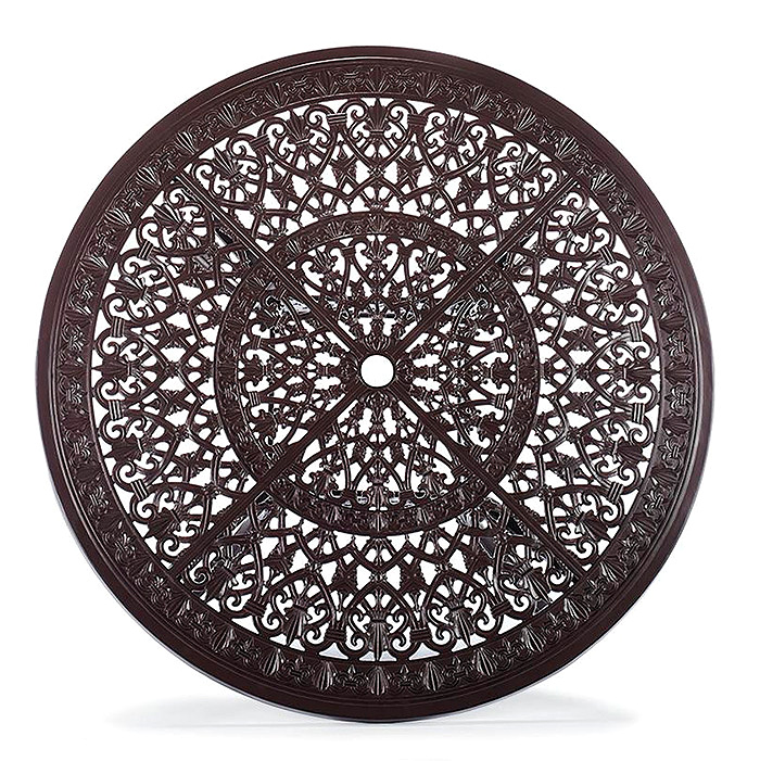 Copy of Orleans Round Dining Table in Chocolate Finish