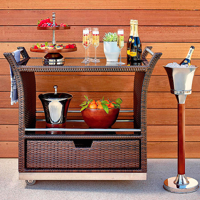 Copy of Ultimate Serving Cart in Chocolate