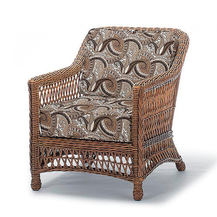 Copy of Hampton Lounge Chair in Driftwood Finish with Cushions in Coachella Taupe
