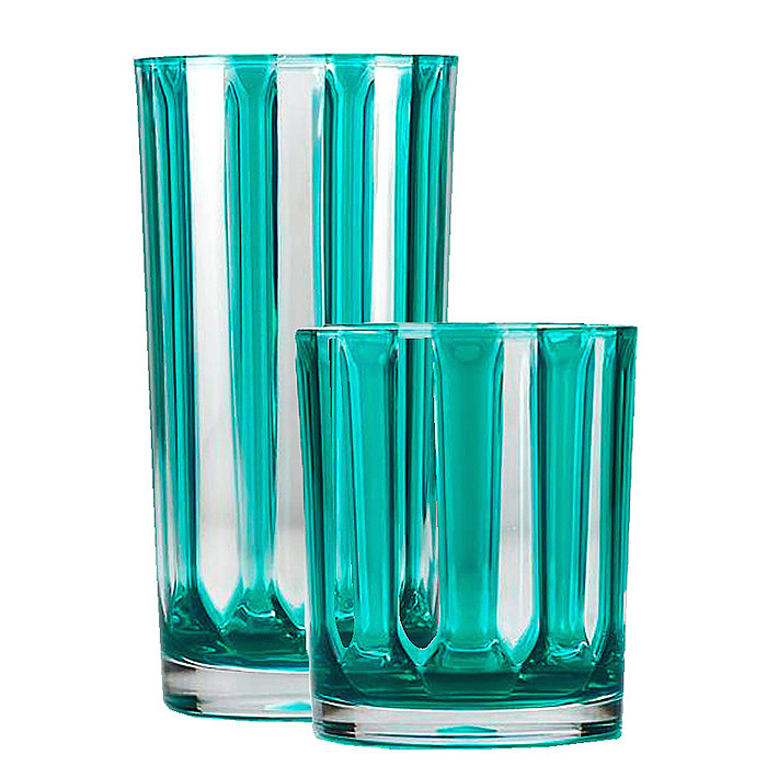 Riviera Striped Acrylic Drinkware