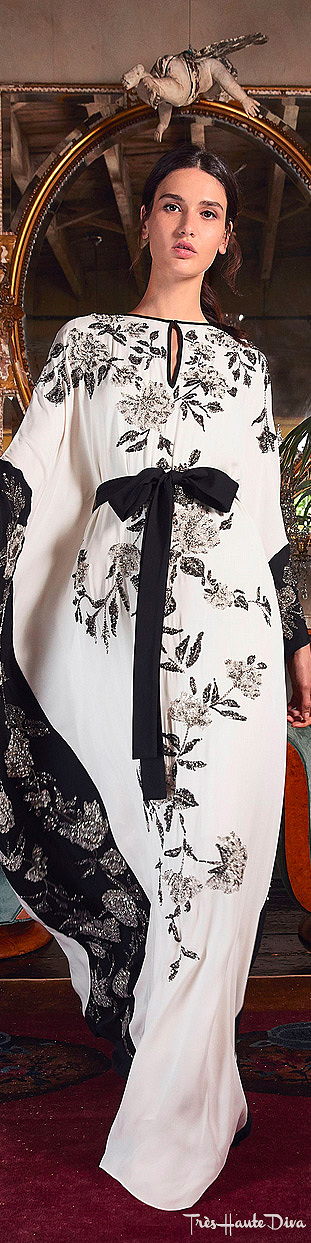 Marchesa Resort Metallic Sequin And Bead-Embroidered Silk-Georgette Caftan Dress