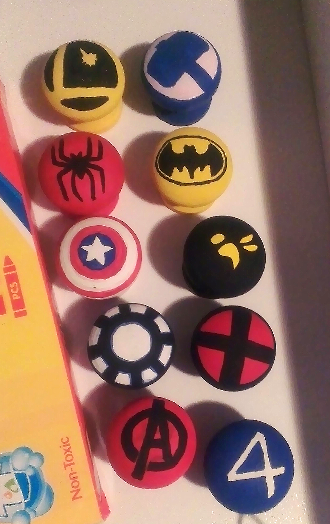 I considered the Hulk, but it would have messed with the color distribution too much.