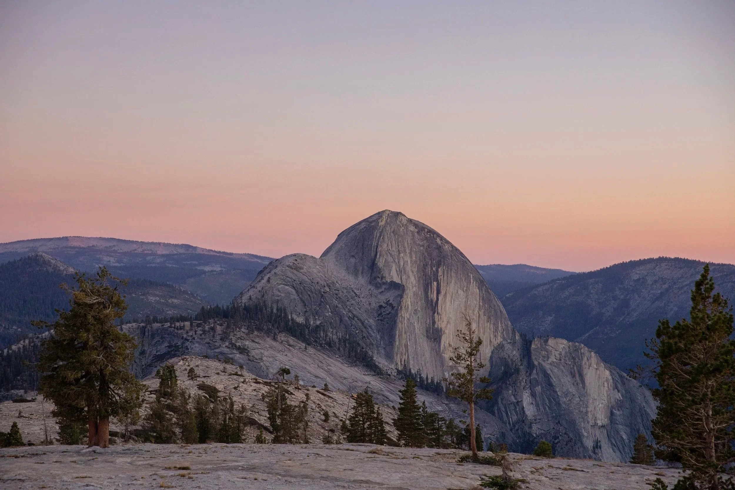 Half Dome in its glory taken from East side