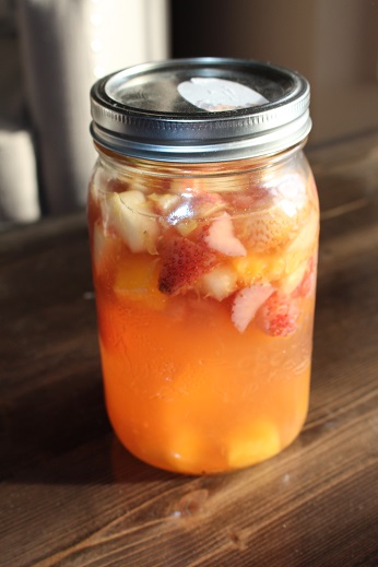 After two days the fruit looks "cooked".