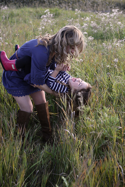 A fond memory with my oldest, playing and laughing until our cheeks hurt. 