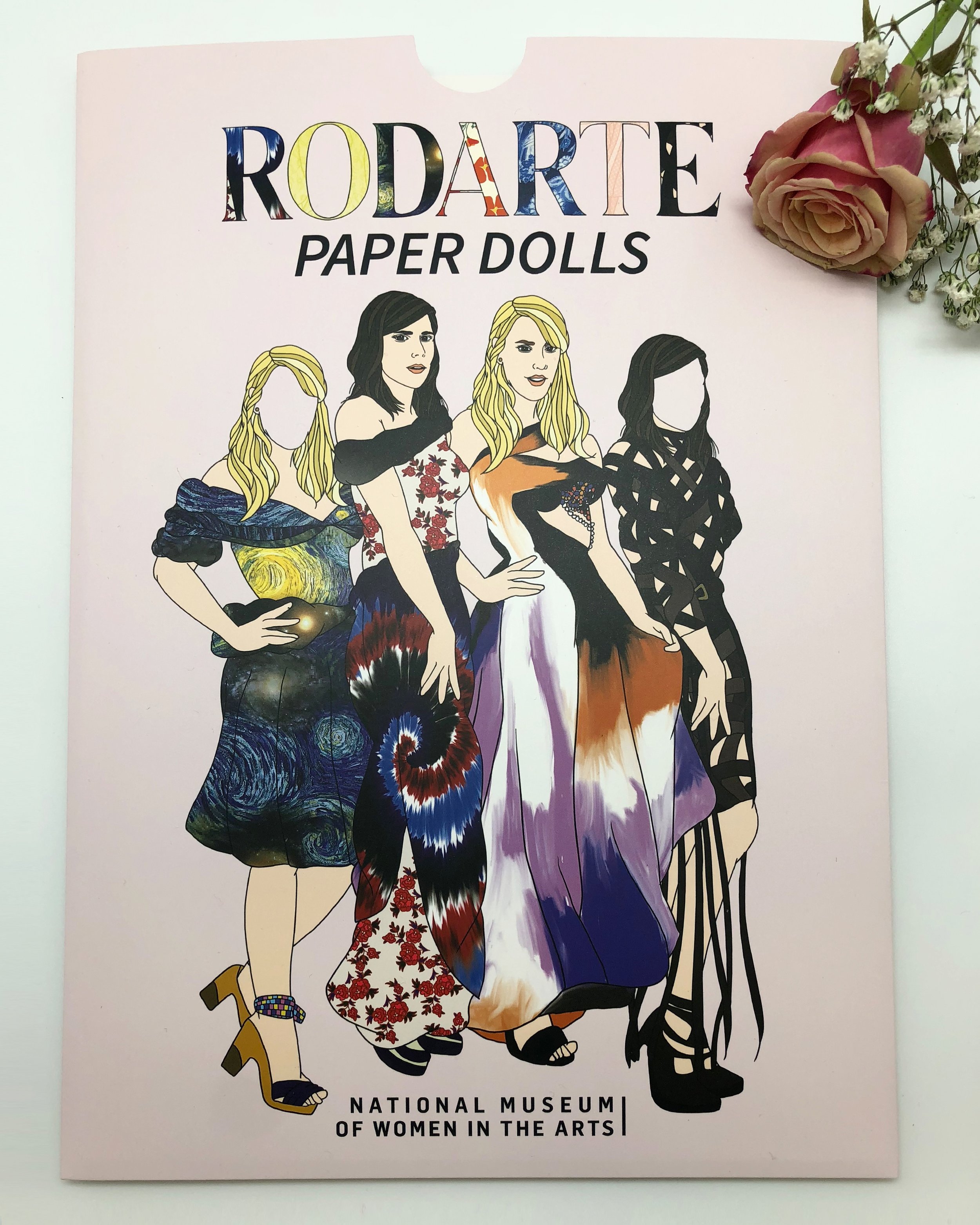 Paper Doll Illustrations for Rodarte Exhibition at NMWA DC