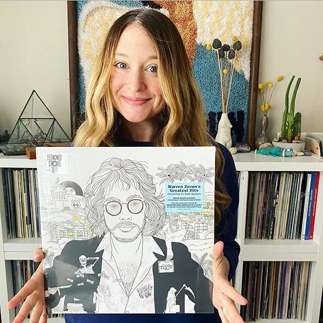 Today would have been @recordstoredayus and the release of &ldquo;Warren Zevon&rsquo;s Greatest Hits (According To Judd Apatow), a project that was beyond exciting and inspiring to work on the album art for. Sending love and support to all record sto