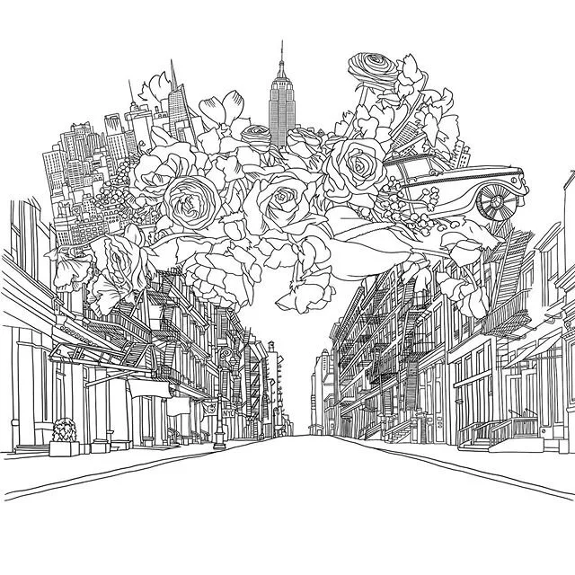 SoHo in the Spring. Miss and ❤️ you NY. 🗽🌈🍎🥯🍕
