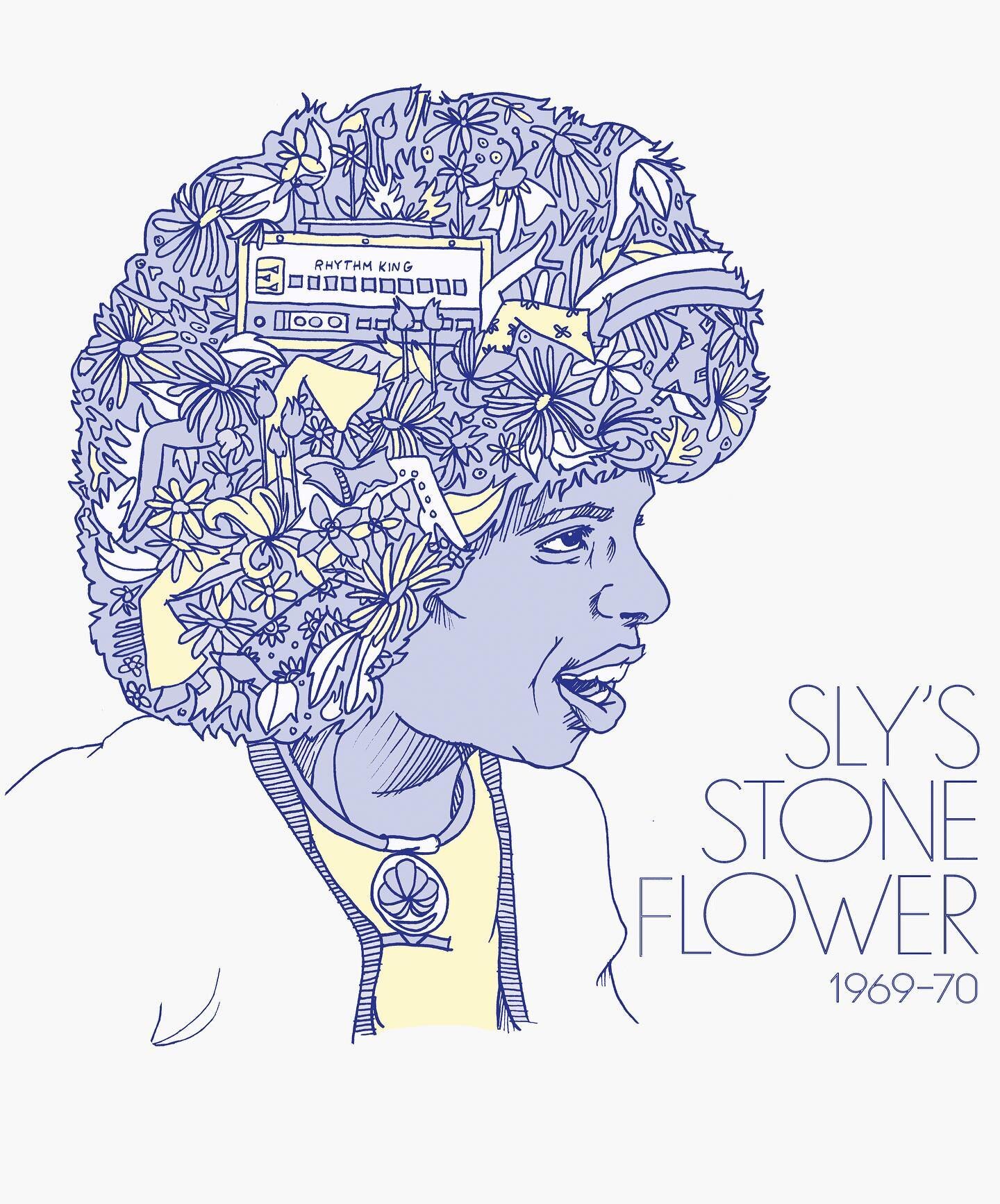 From the archives: official tee scribble for #slystone collab with @lightintheatticrecords 💜💙🎹