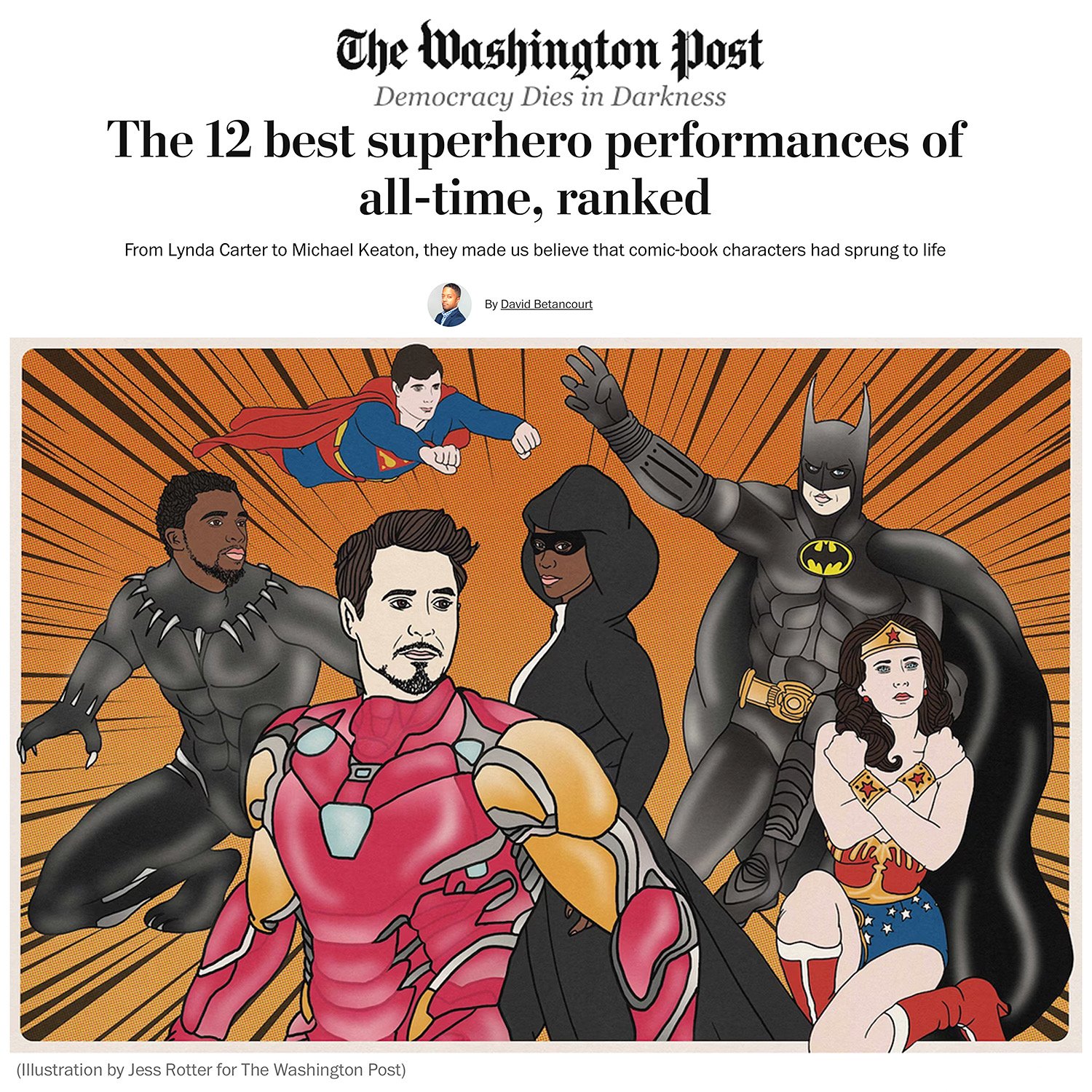 Best superhero performances of all-time, ranked - The Washington Post