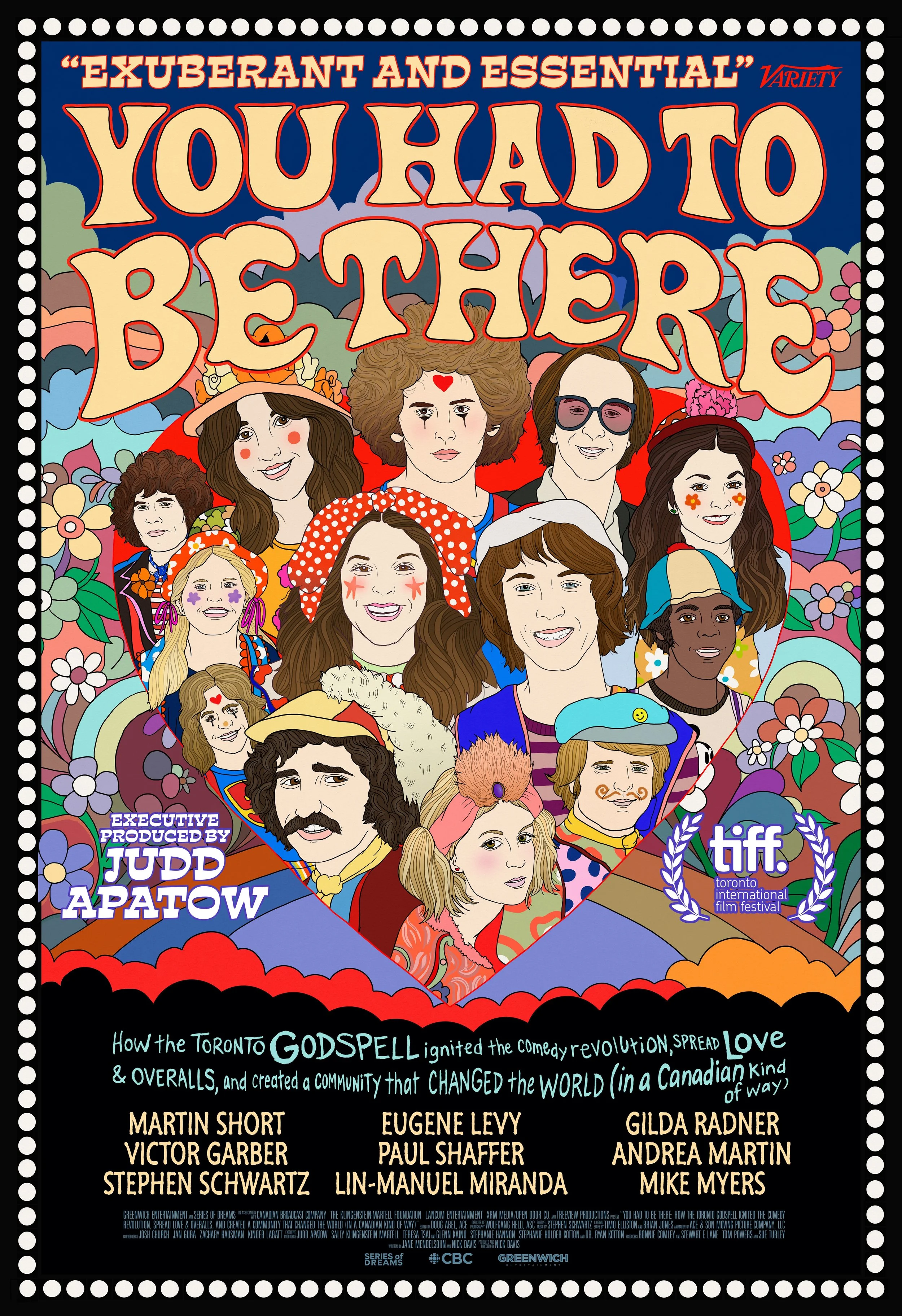 Film Poster artwork for 'You Had To Be There' Documentary