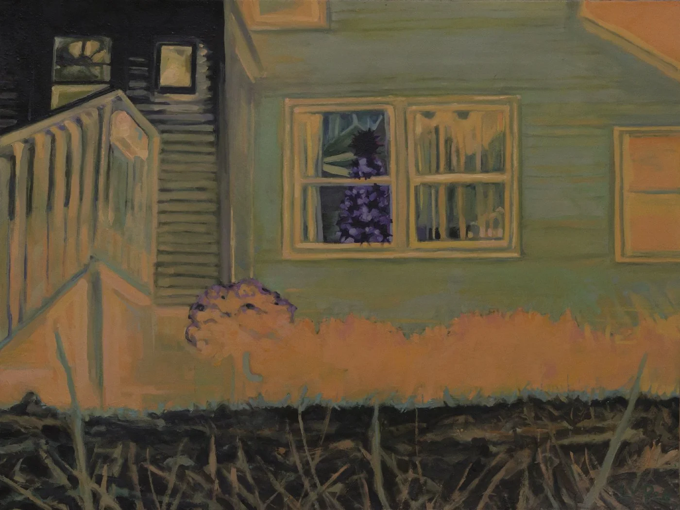  “Nostos / Algos IV”  2026 18×24in oil on oil paper 