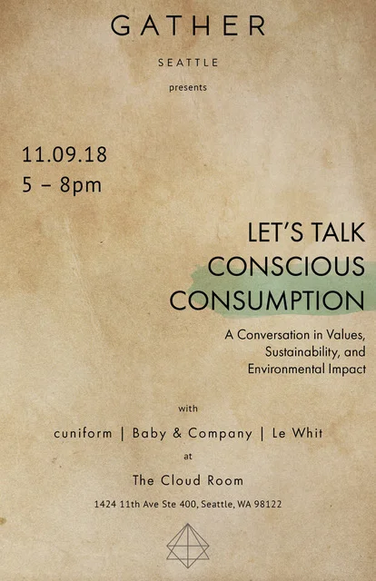 Let's Talk Conscious Consumption 