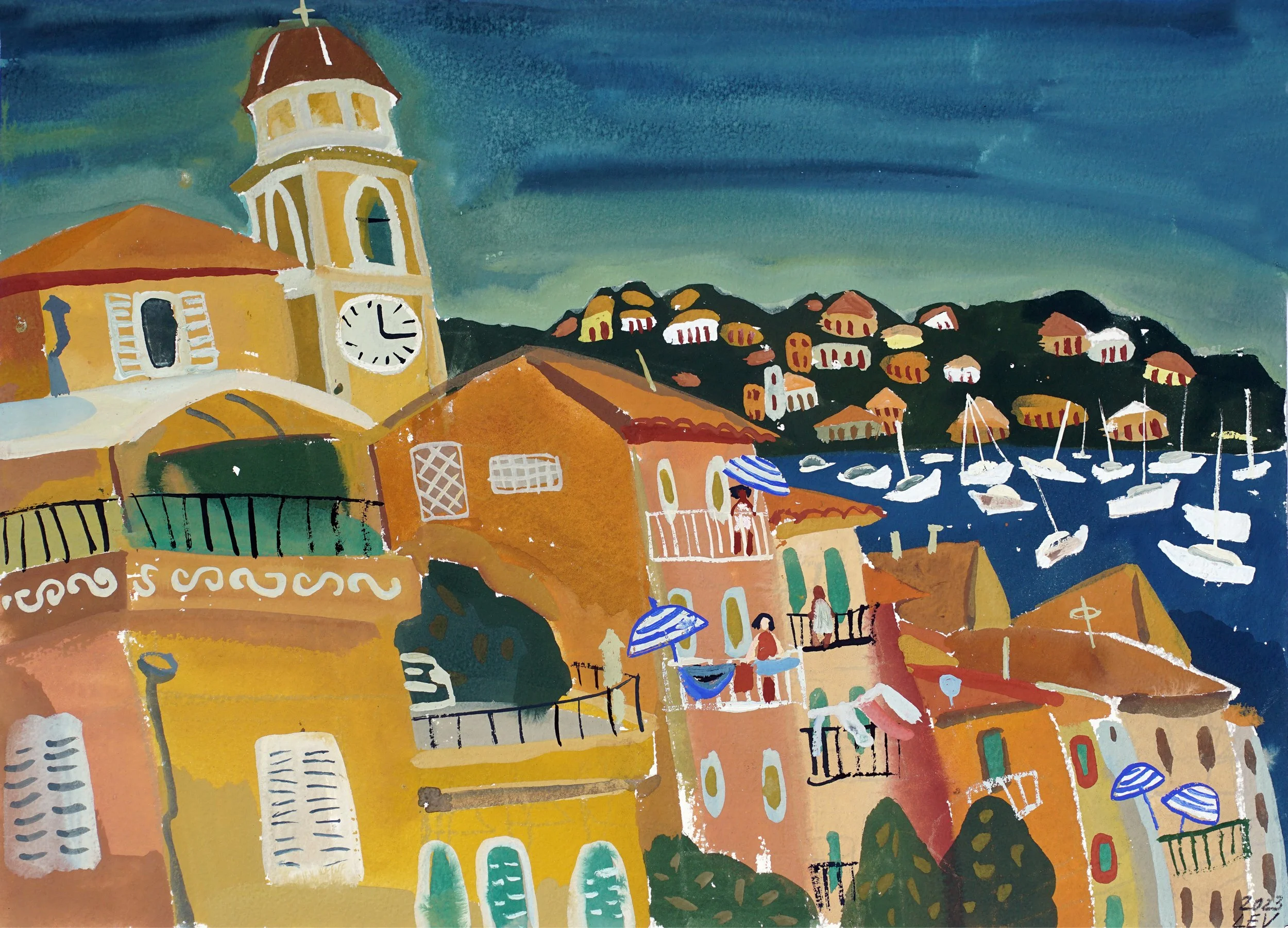 "Summer vibes in Villefranche-sur-Mer"