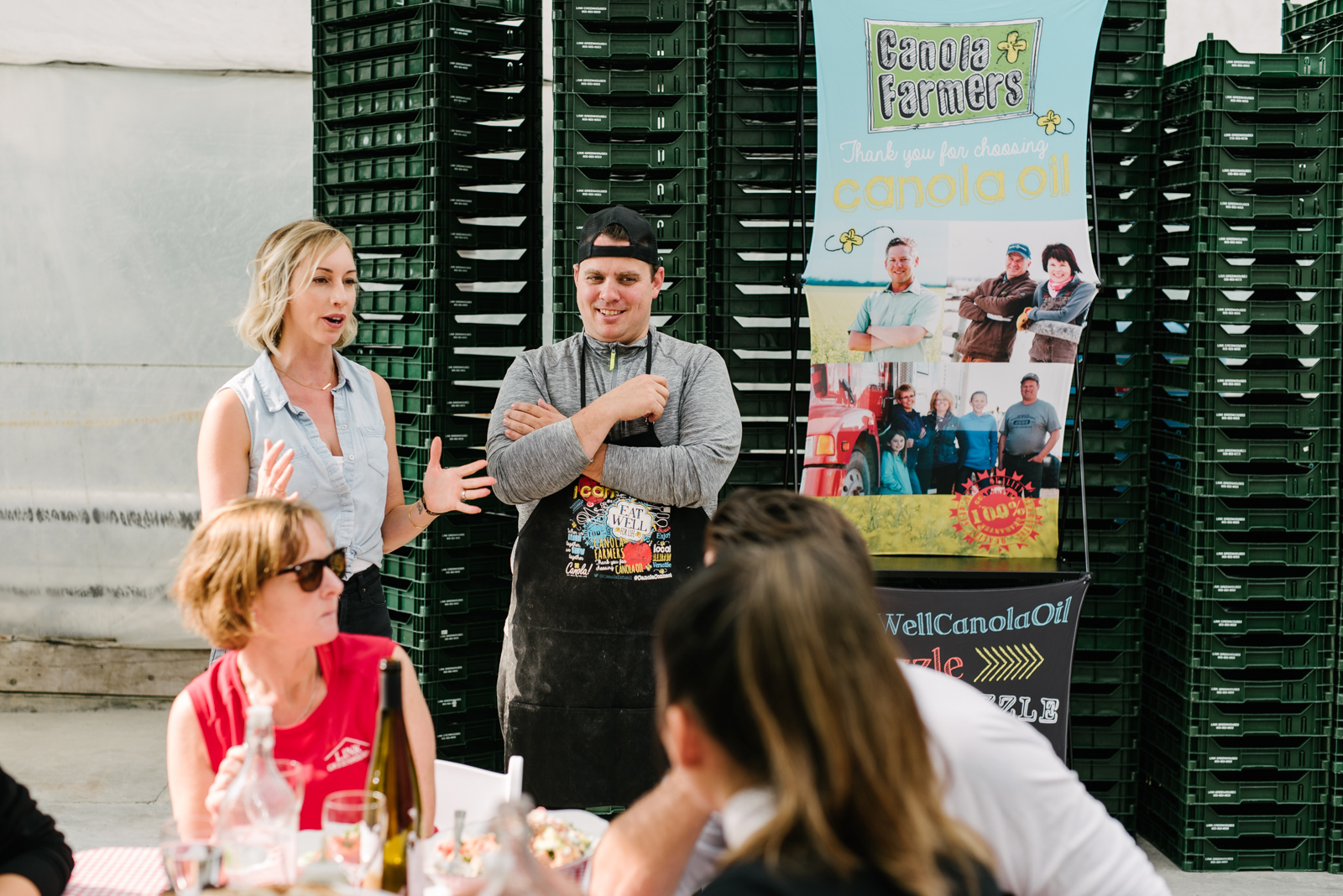 Introducing Chef Victor Barry of Piano Piano, who made an incredible lunch for us at the greenhouse. 