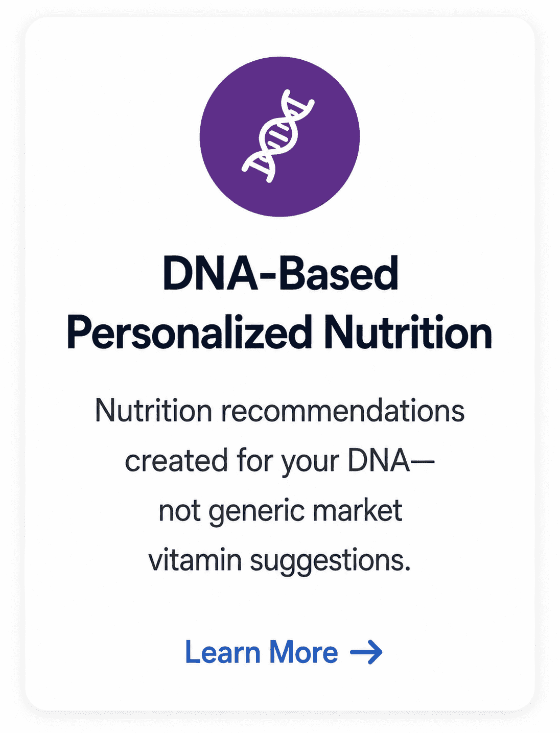 DNA-Based Personalized Nutrition NYC
