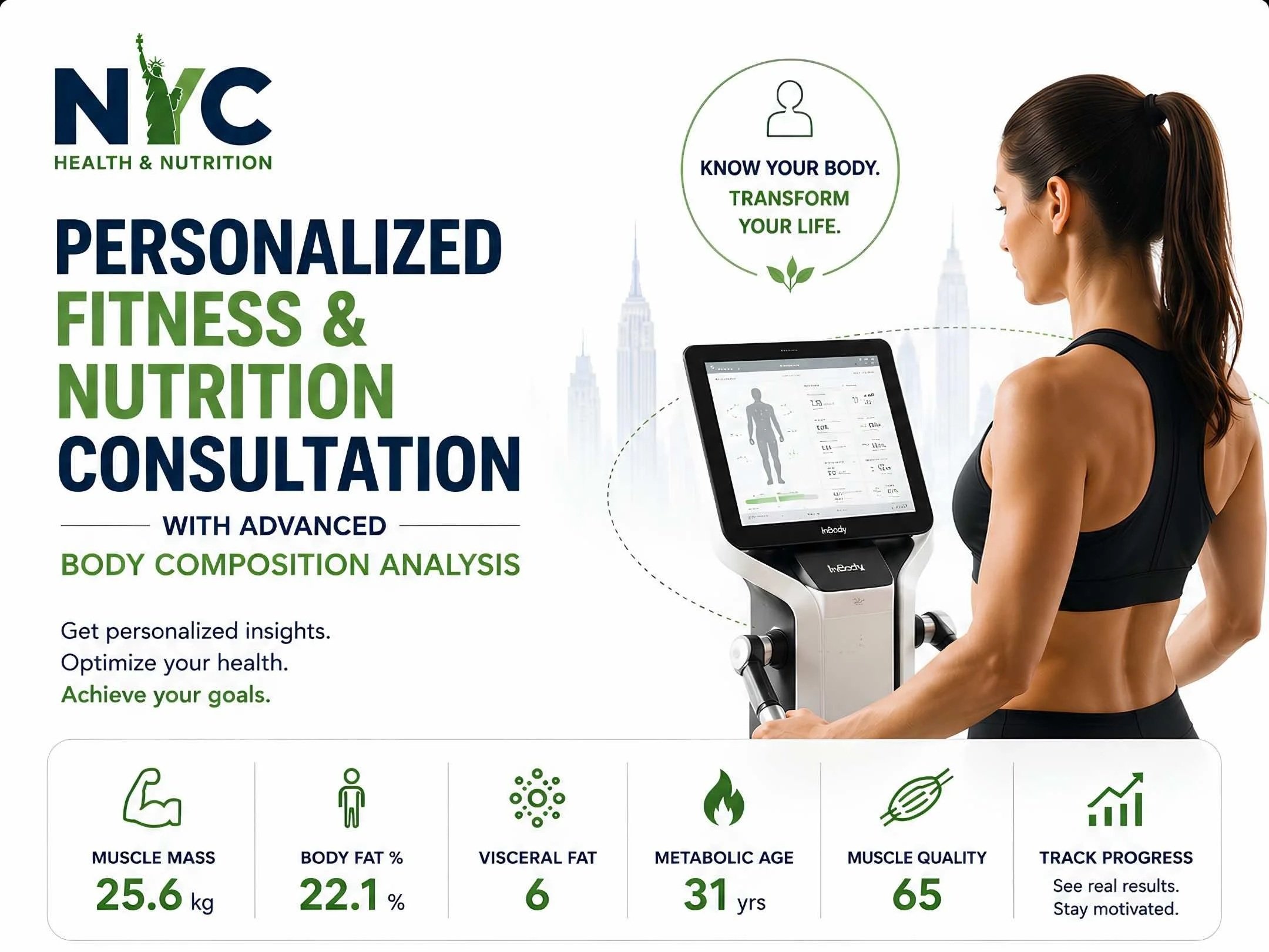 Personalized Nutrition Consultation with Advanced Body Composition Scan