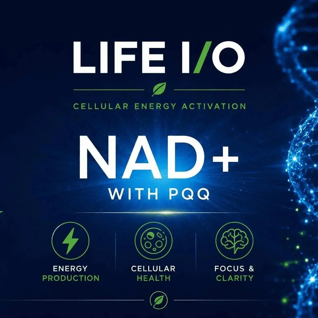 Support healthy aging, increase cellular energy, and enhance vitality with advanced NAD+ and PQQ for cellular energy nutrition.