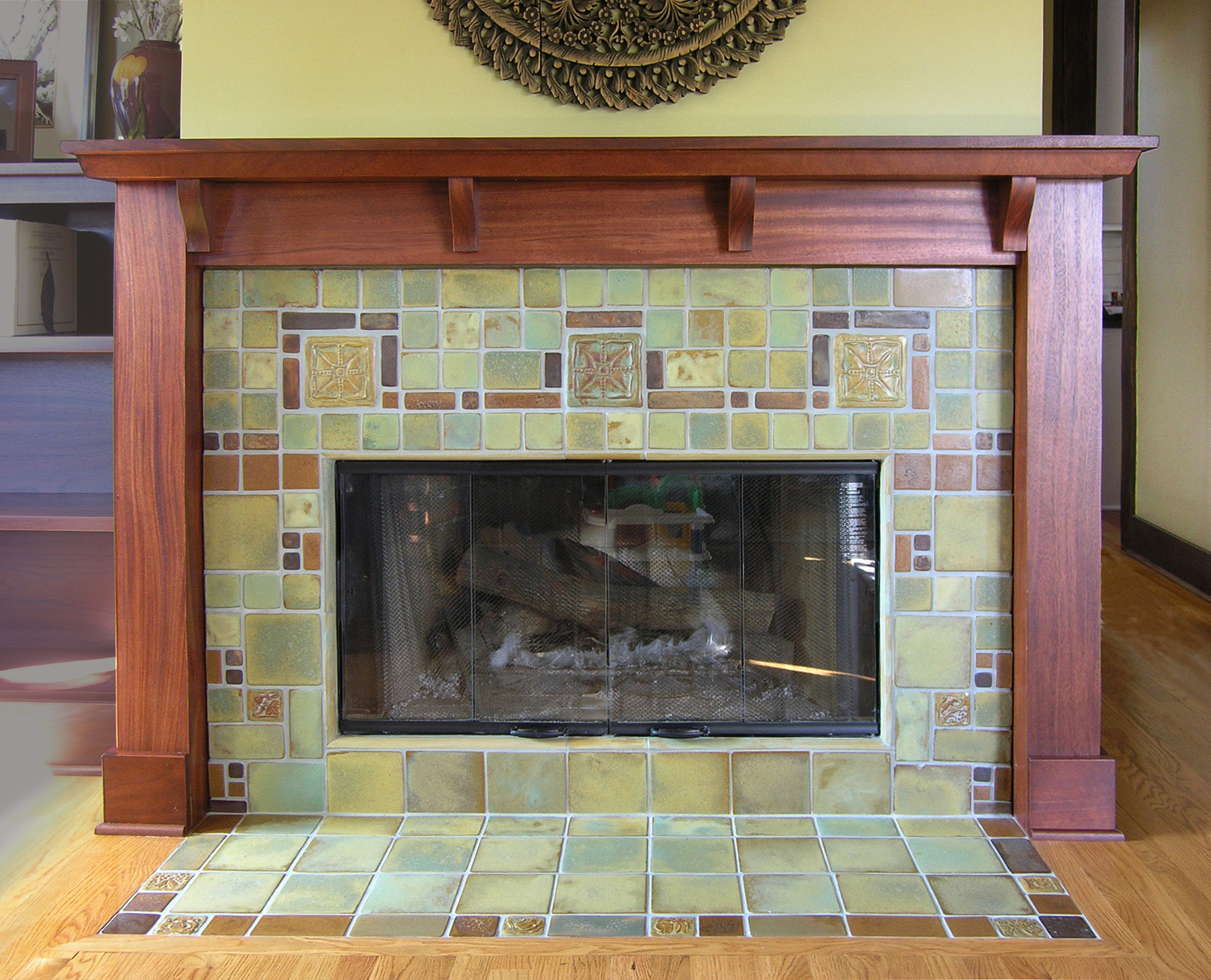 Fireplaces — Pasadena Craftsman Tile