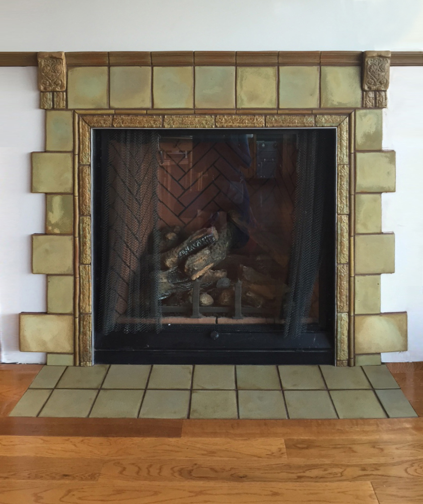 Corbeled Fireplace