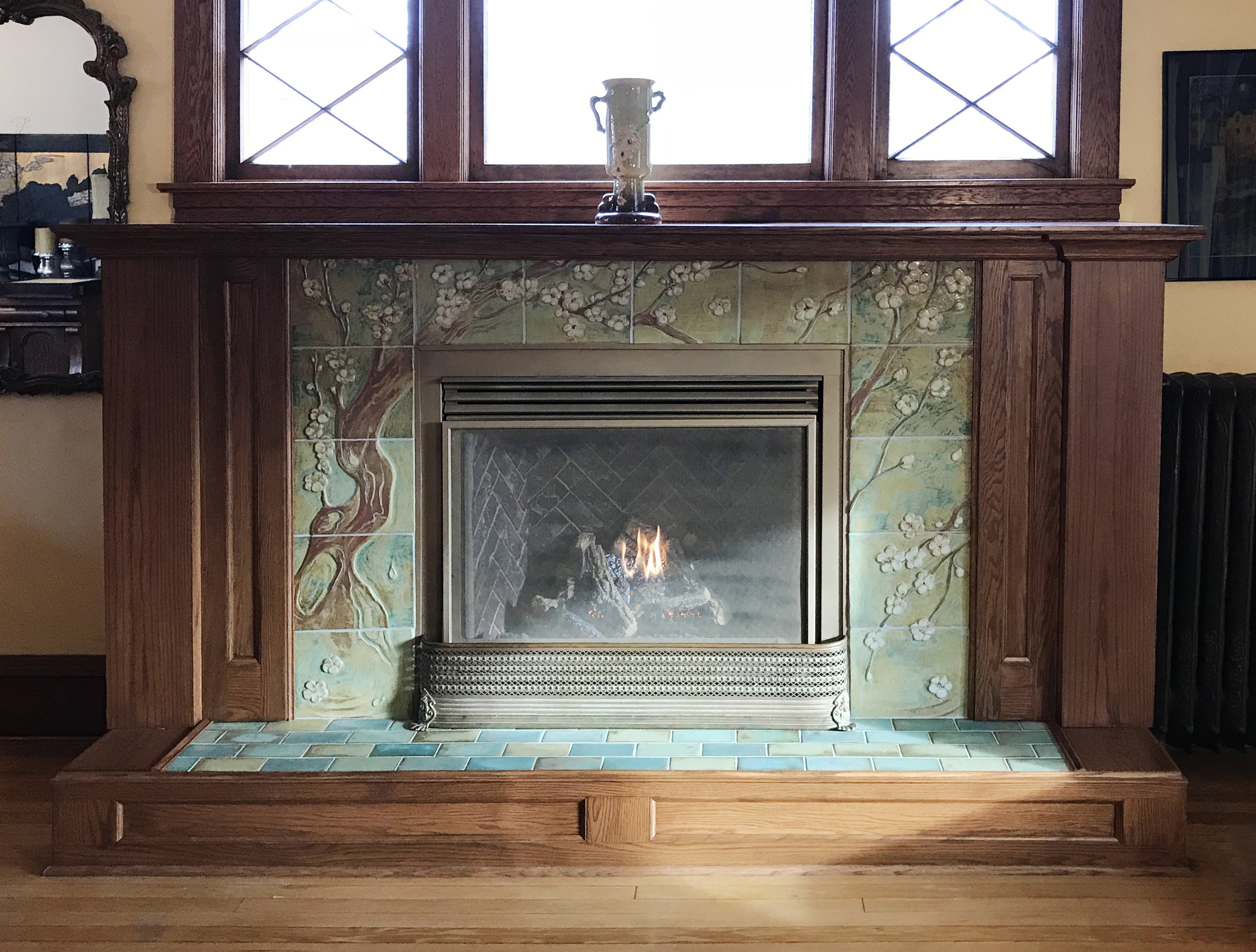 Fireplaces — Pasadena Craftsman Tile