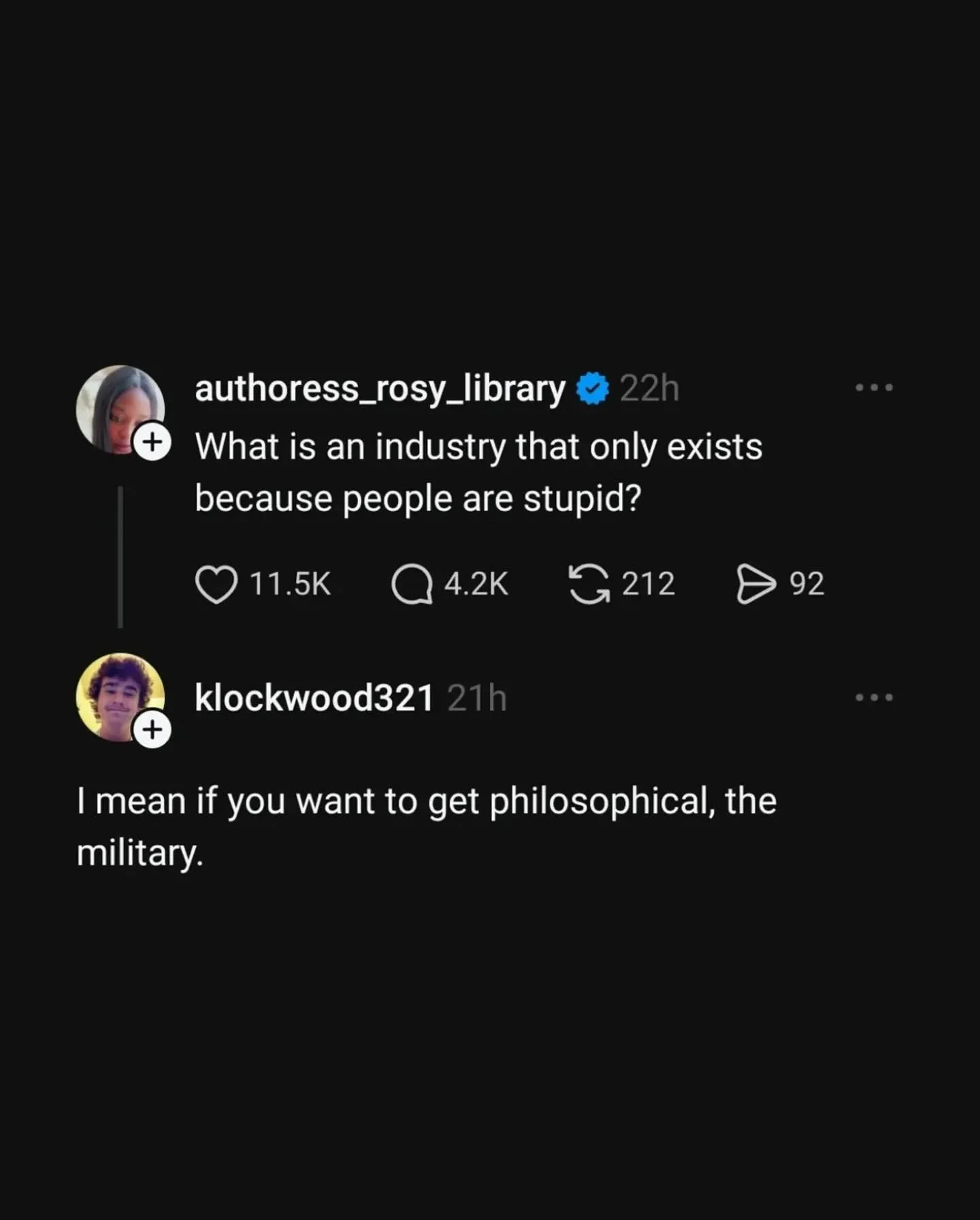 Viewed through a philosophical lens, the very existence of the military industrial complex reveals just how little we have evolved towards solving problems without killing each other. It persists because humanity has yet to master the art of resolvin