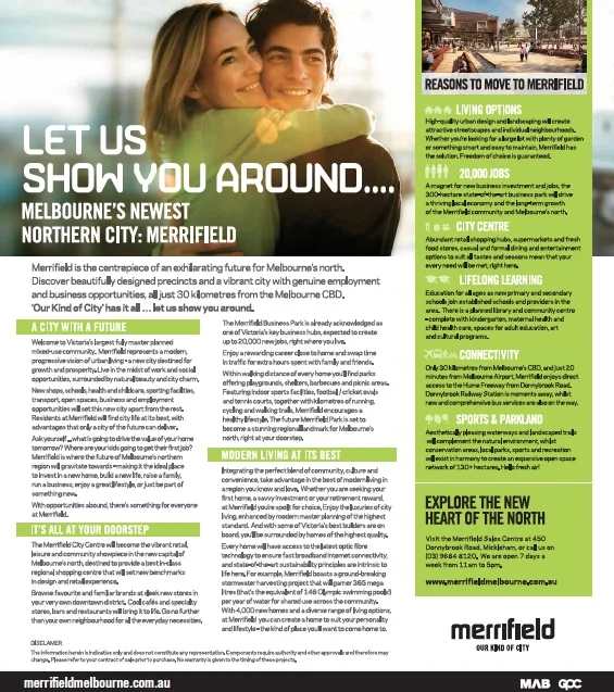 Advertorial copy | Merrifield