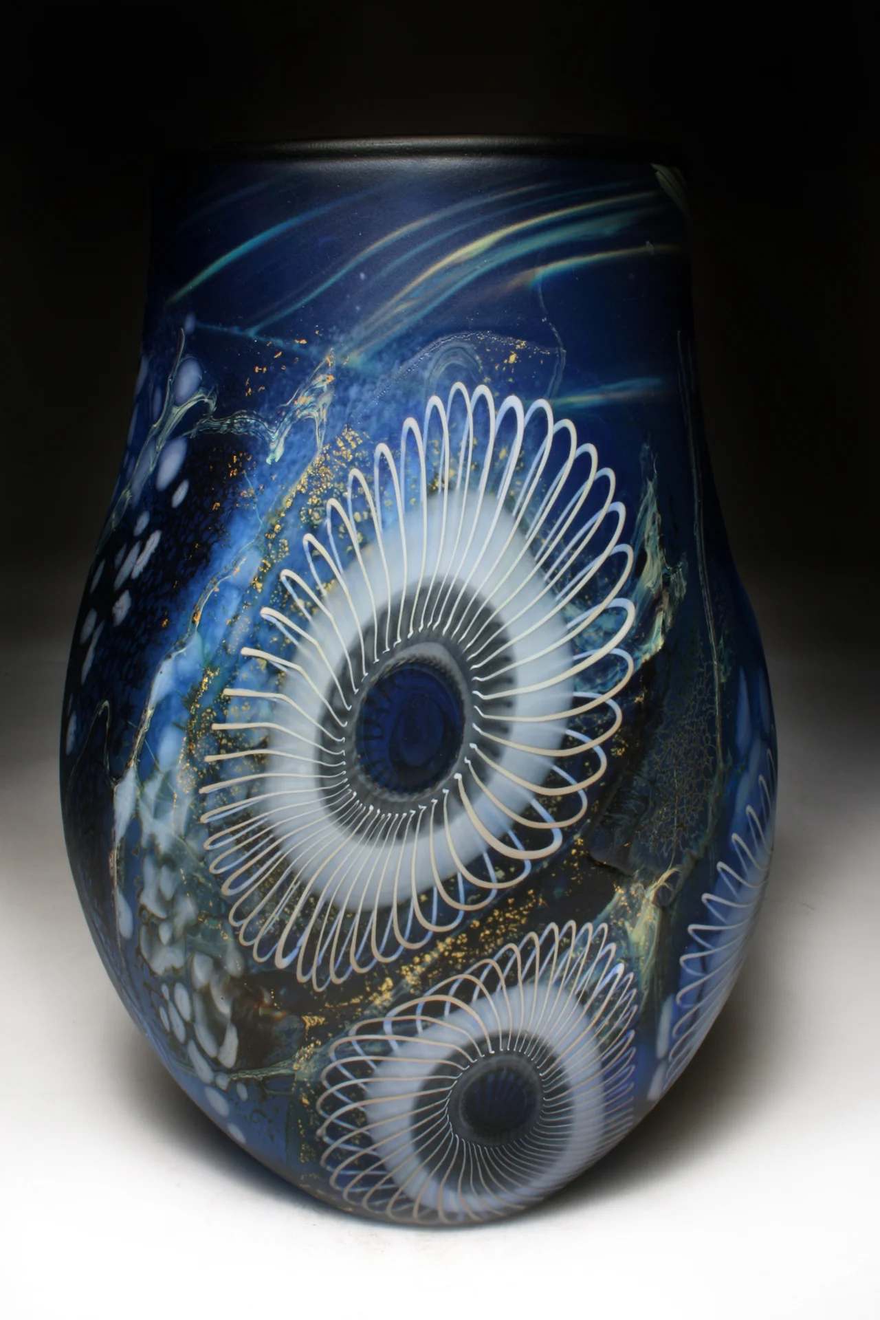  Azzurro Borialis Flat Vessel 