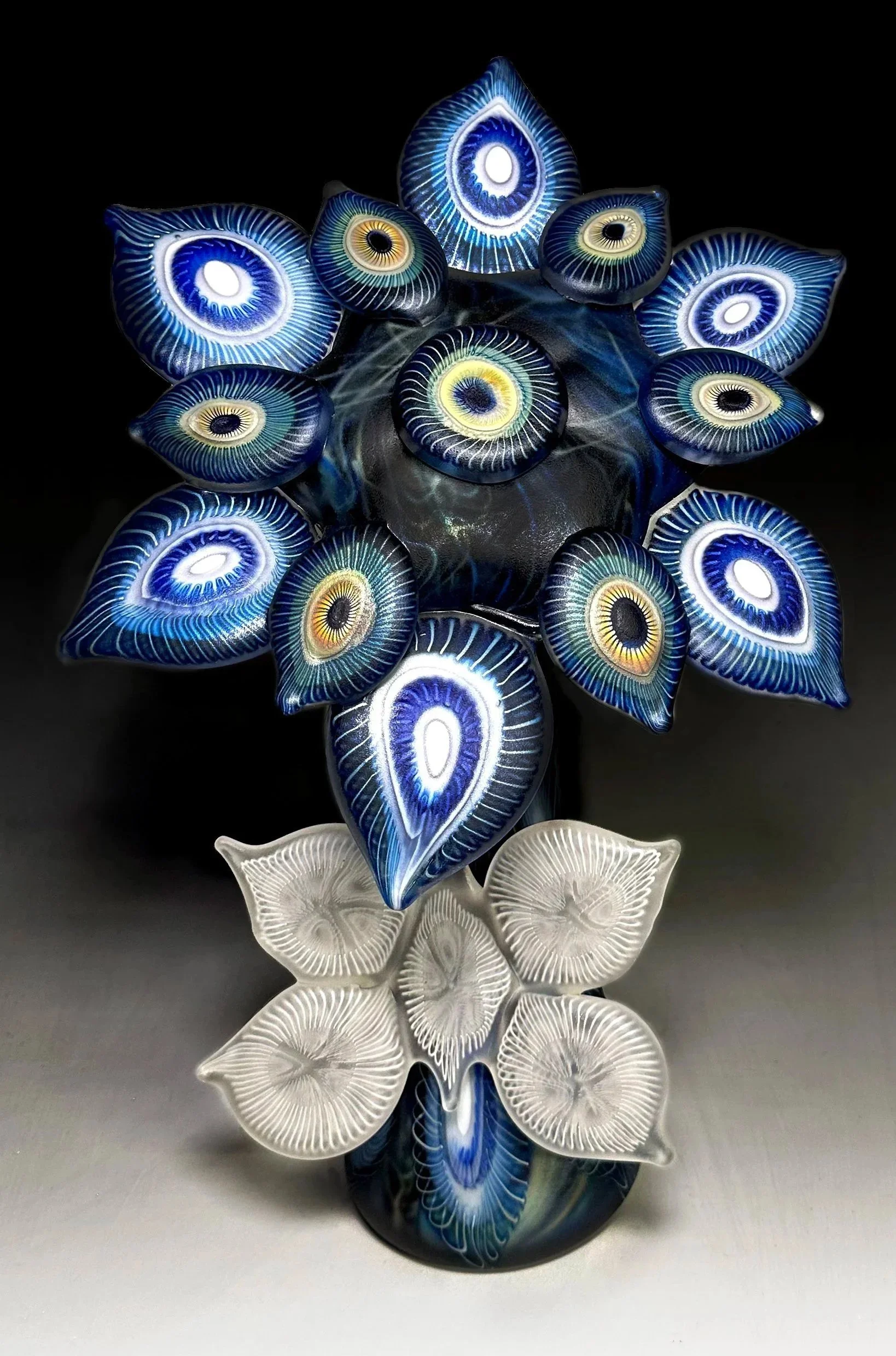  Sapphire opal mandala 