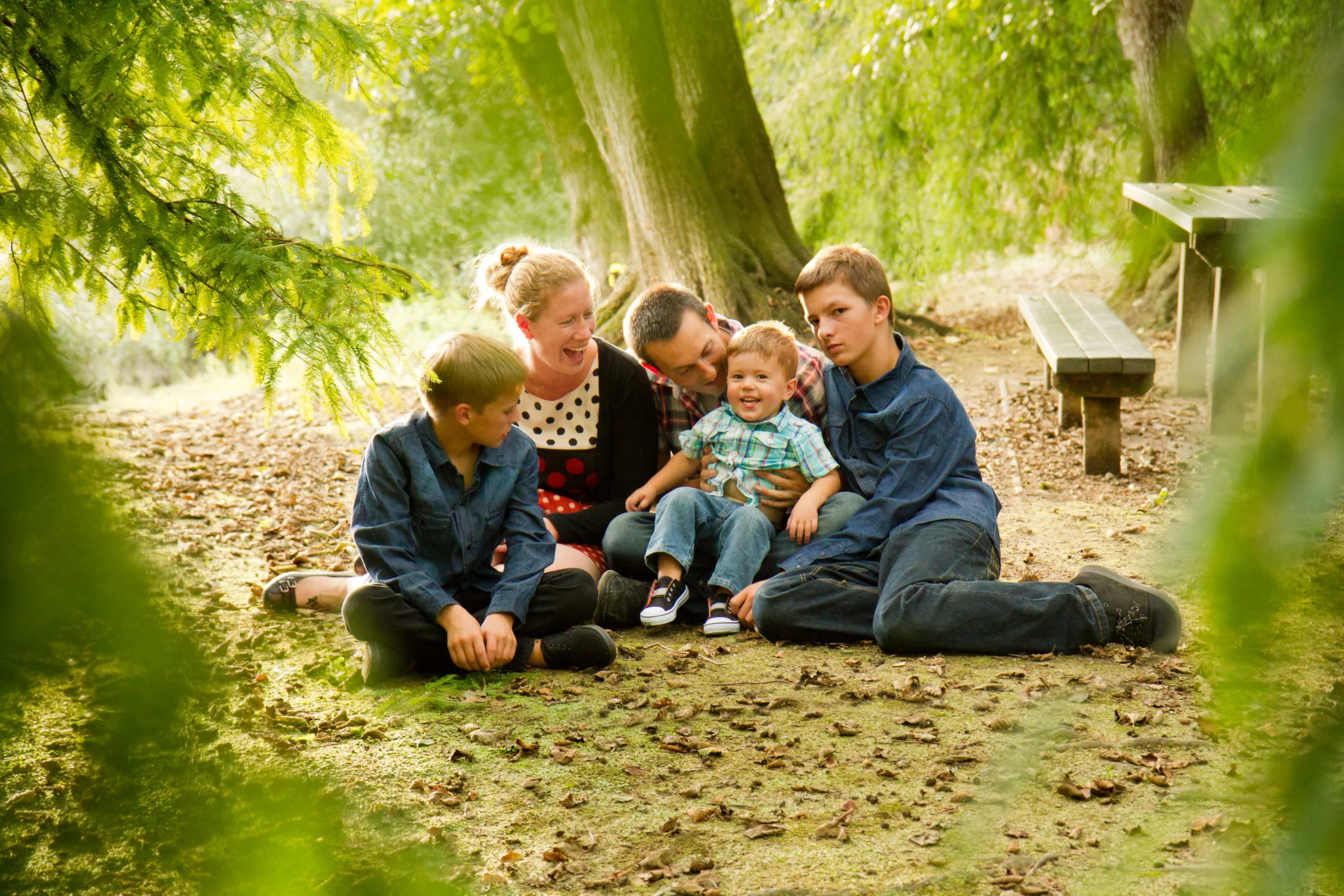Hamilton Gardens family photography session