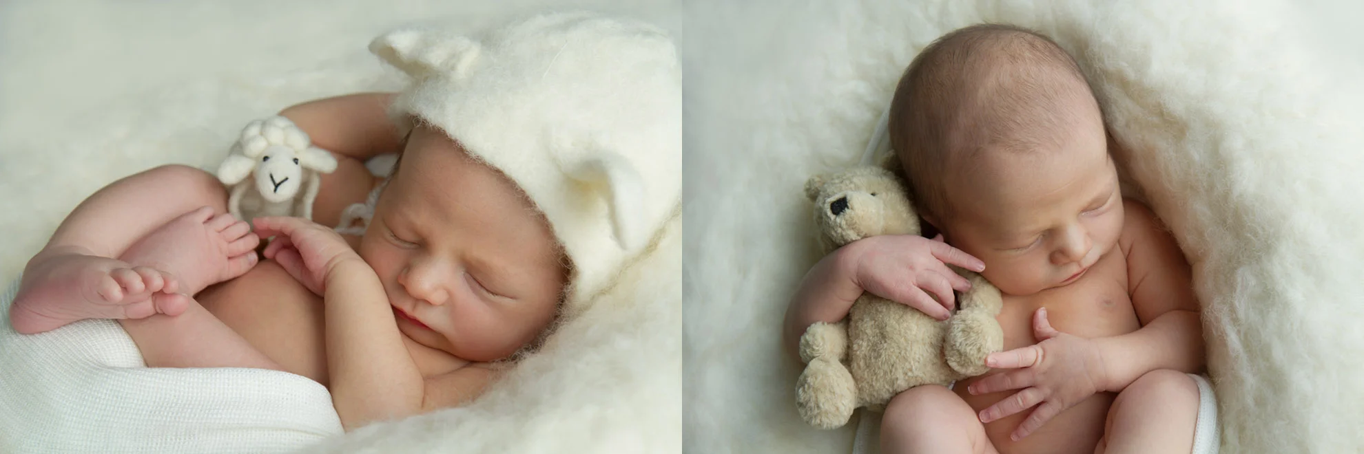 Hamilton-baby-photographer-newborn-with-lamb-and-teddy-bear.jpg
