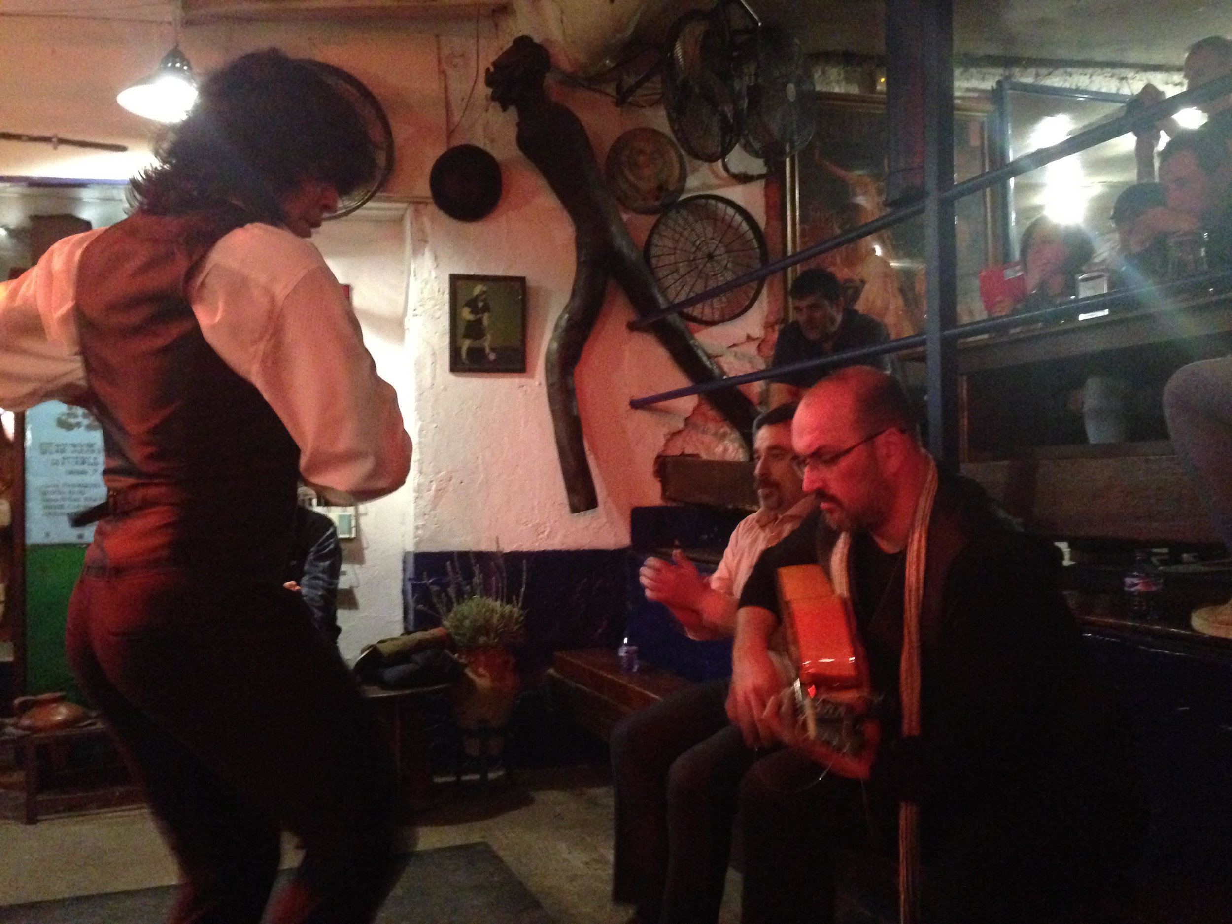 Flamenco at La Carbonería. My roommate introduced me to this place just a couple blocks from my flat that has nightly flamenco shows and I am forever grateful!