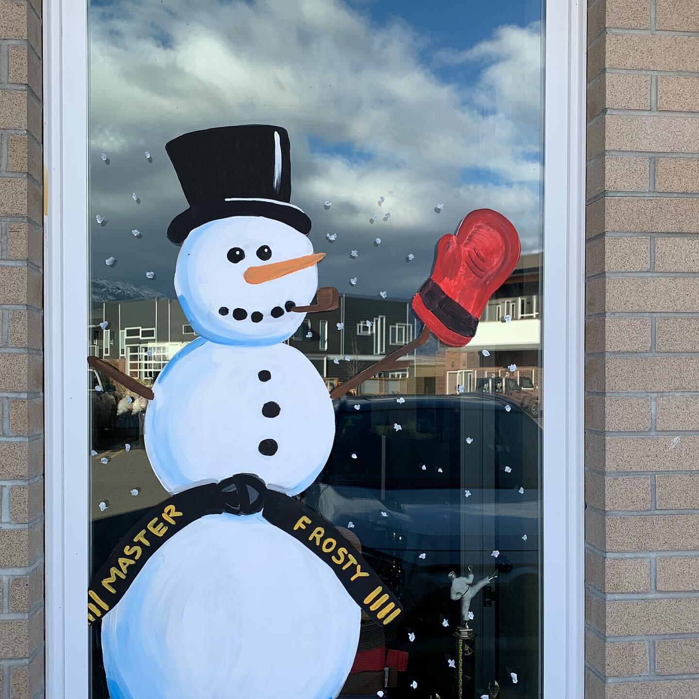 Don&rsquo;t forget to take a picture with the newest addition to Bozeman Taekwondo!  #frosty #tkd #bozeman #bozemanmt