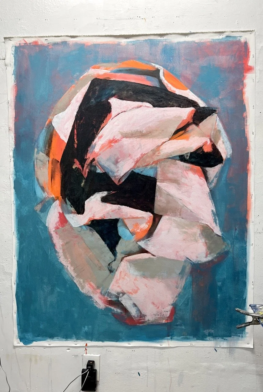 In studio progress shot