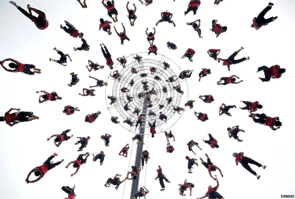 (A performance by the Tagou Martial Arts School | Reuters)