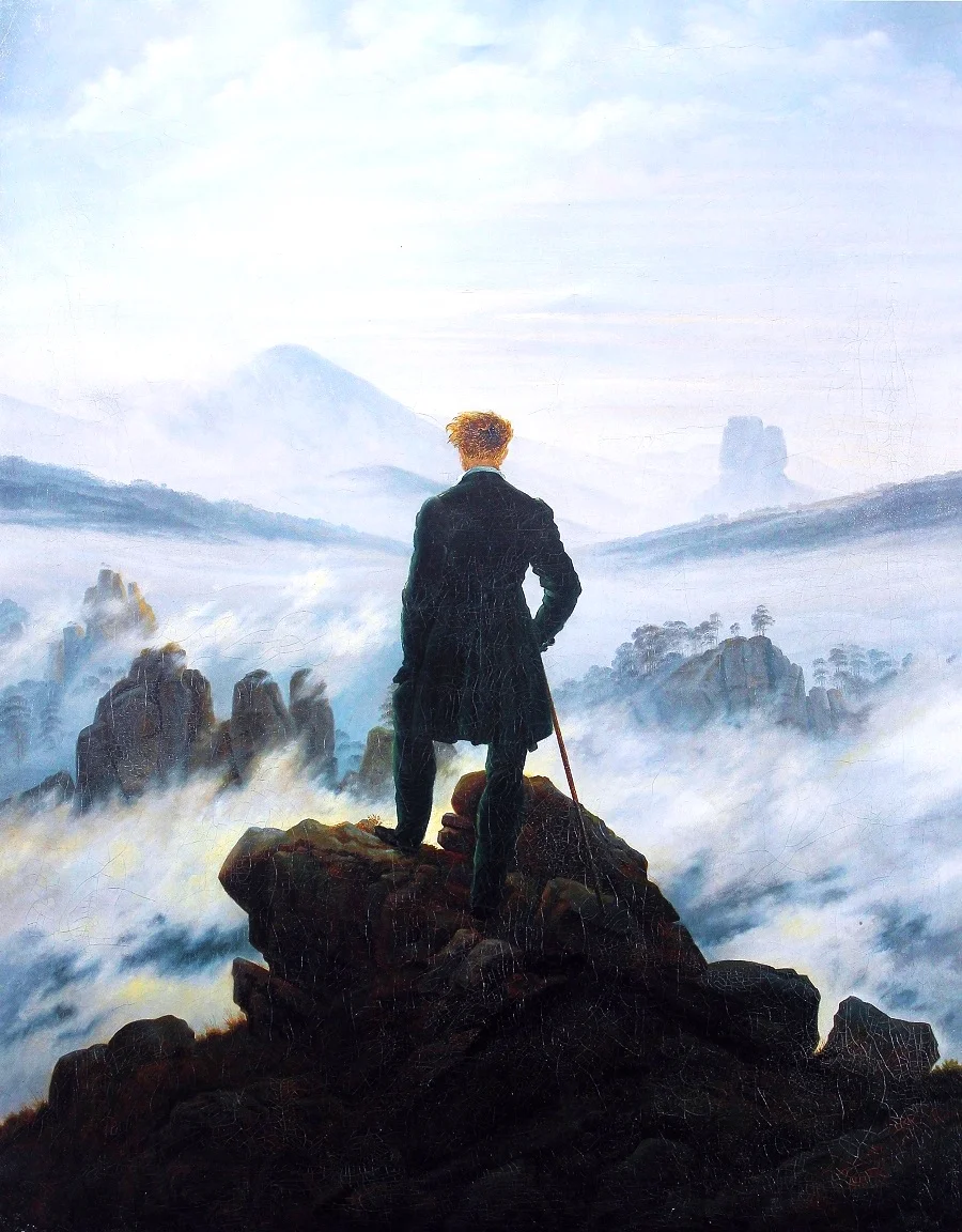 (" Wander Above the Sea of Fog " | Caspar David Friedrich)
