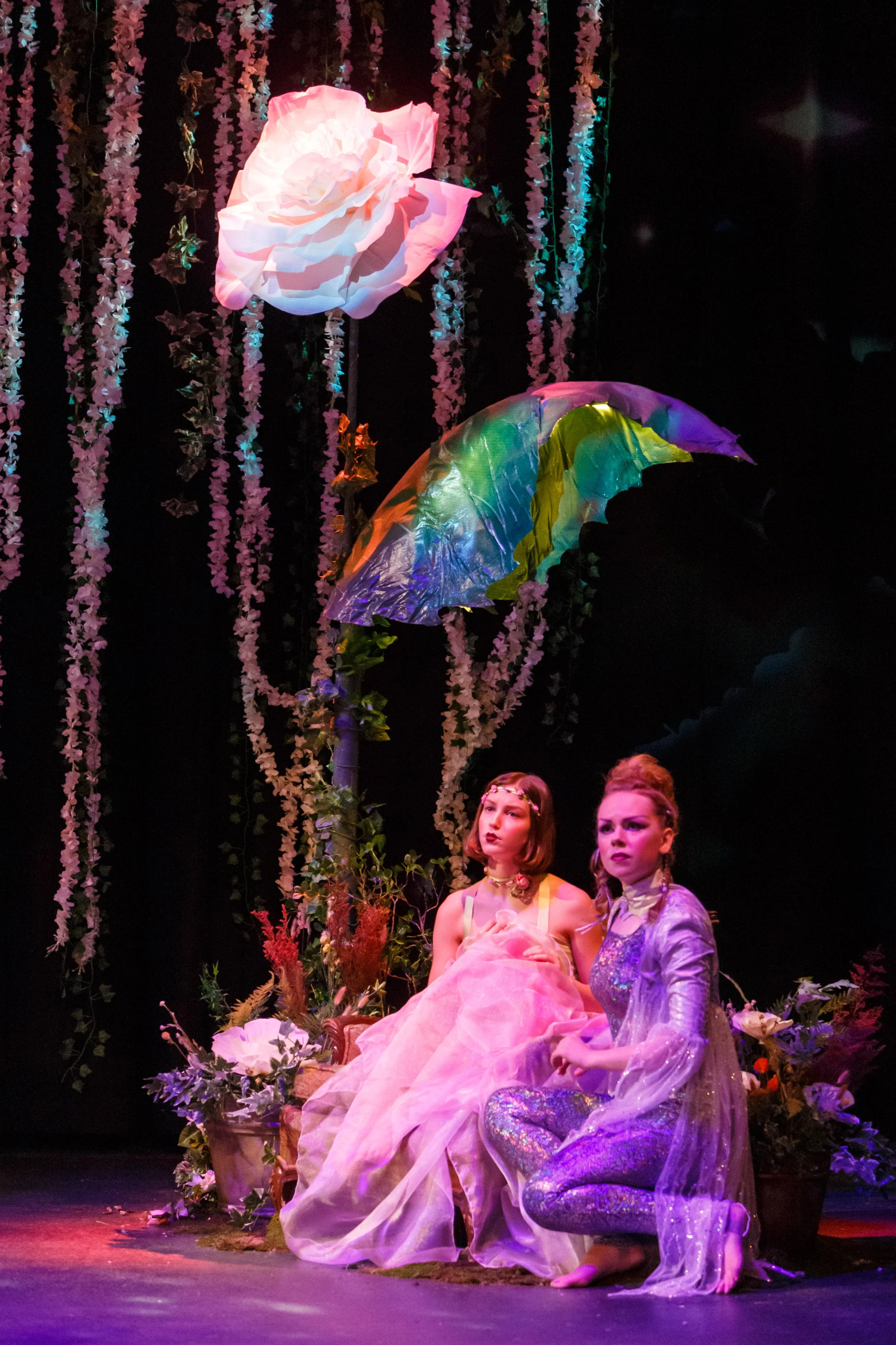   The Rose Elf , Pittsburgh Opera (World Premiere, 2022)  Written By: David Hertzberg, Stage Director: Kaley Smith, Scenic: Samantha Pollack, Lighting: Todd Nonn, Costumes: KJ Glimer, Media: Joe Spinogatti 