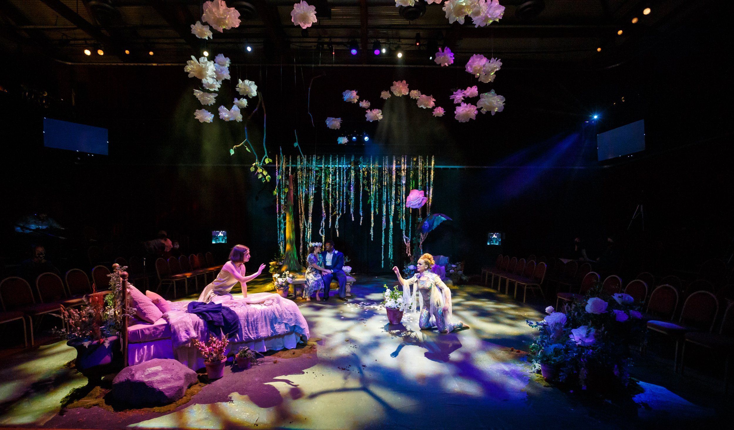 The Rose Elf , Pittsburgh Opera (World Premiere, 2022) Written By: David Hertzberg, Stage Director: Kaley Smith, Scenic: Samantha Pollack, Lighting: Todd Nonn, Costumes: KJ Glimer, Media: Joe Spinogatti