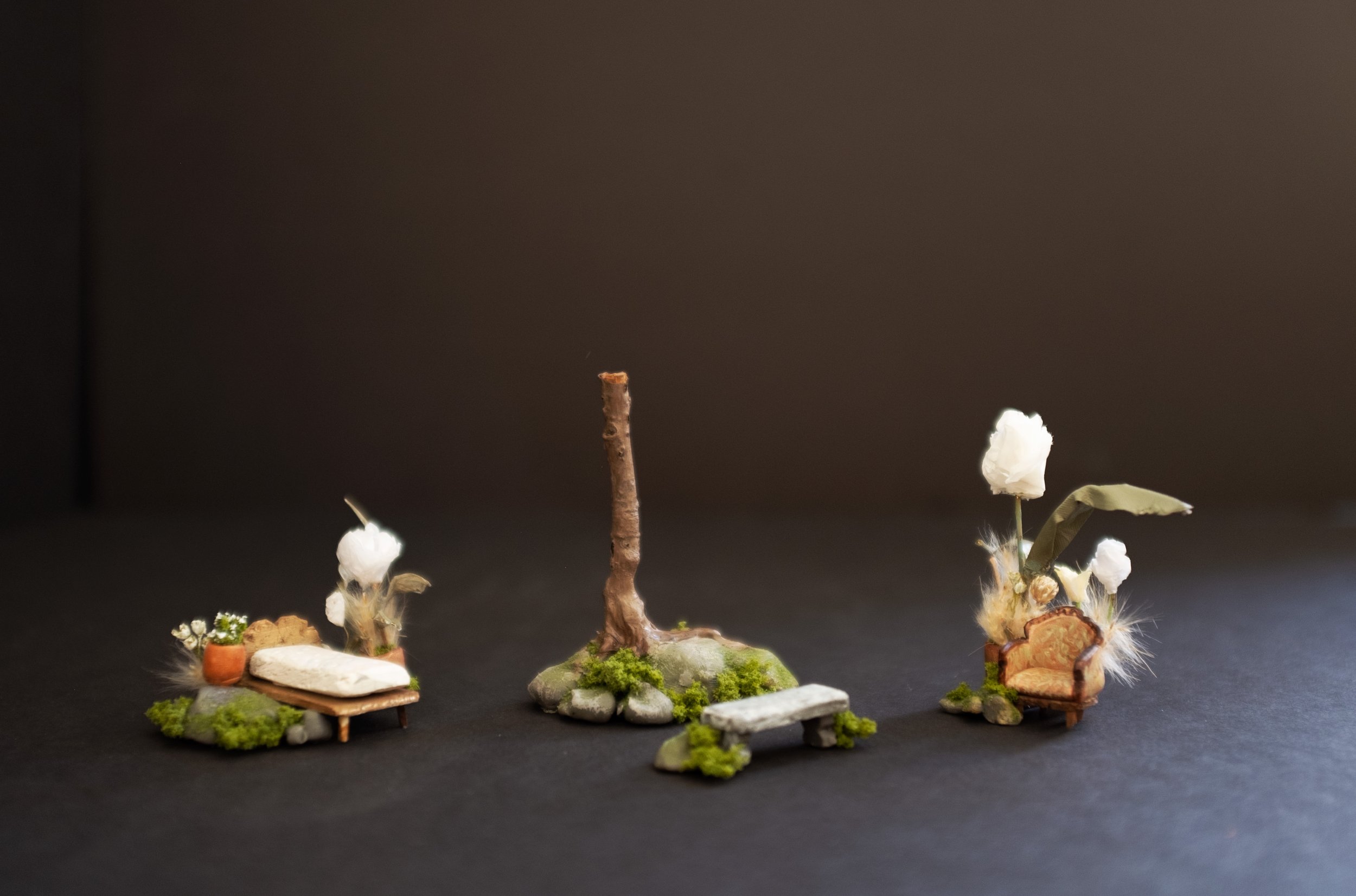 1/4” = 1’ scale model pieces