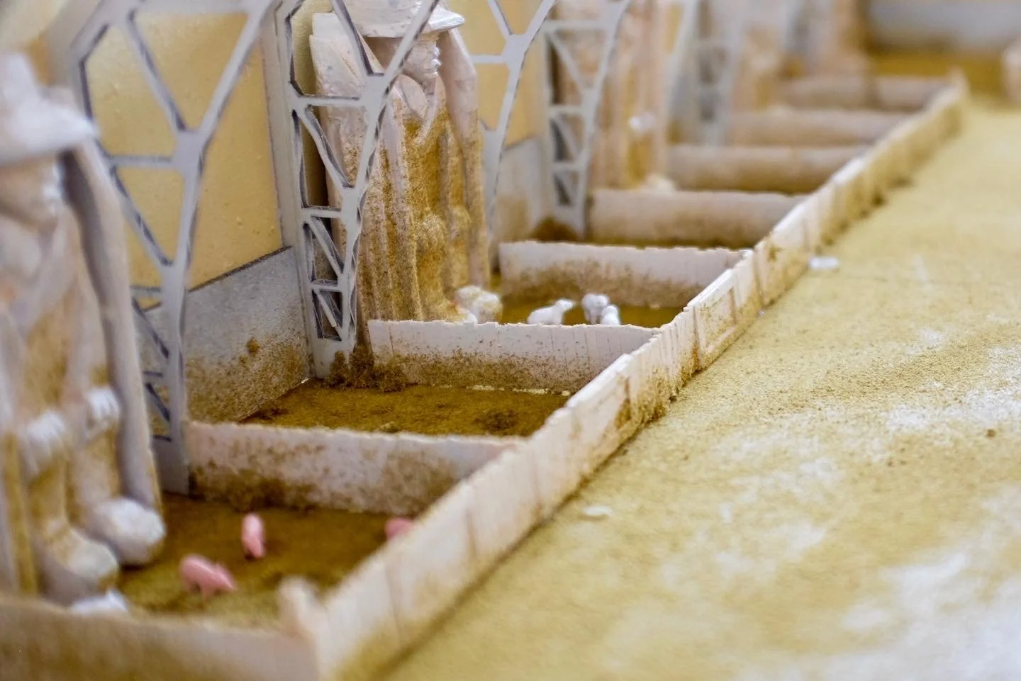   Animal Farm   1/8” scale scenic design model  In Response to Orwell's  Animal Farm , Ellis Gallery 