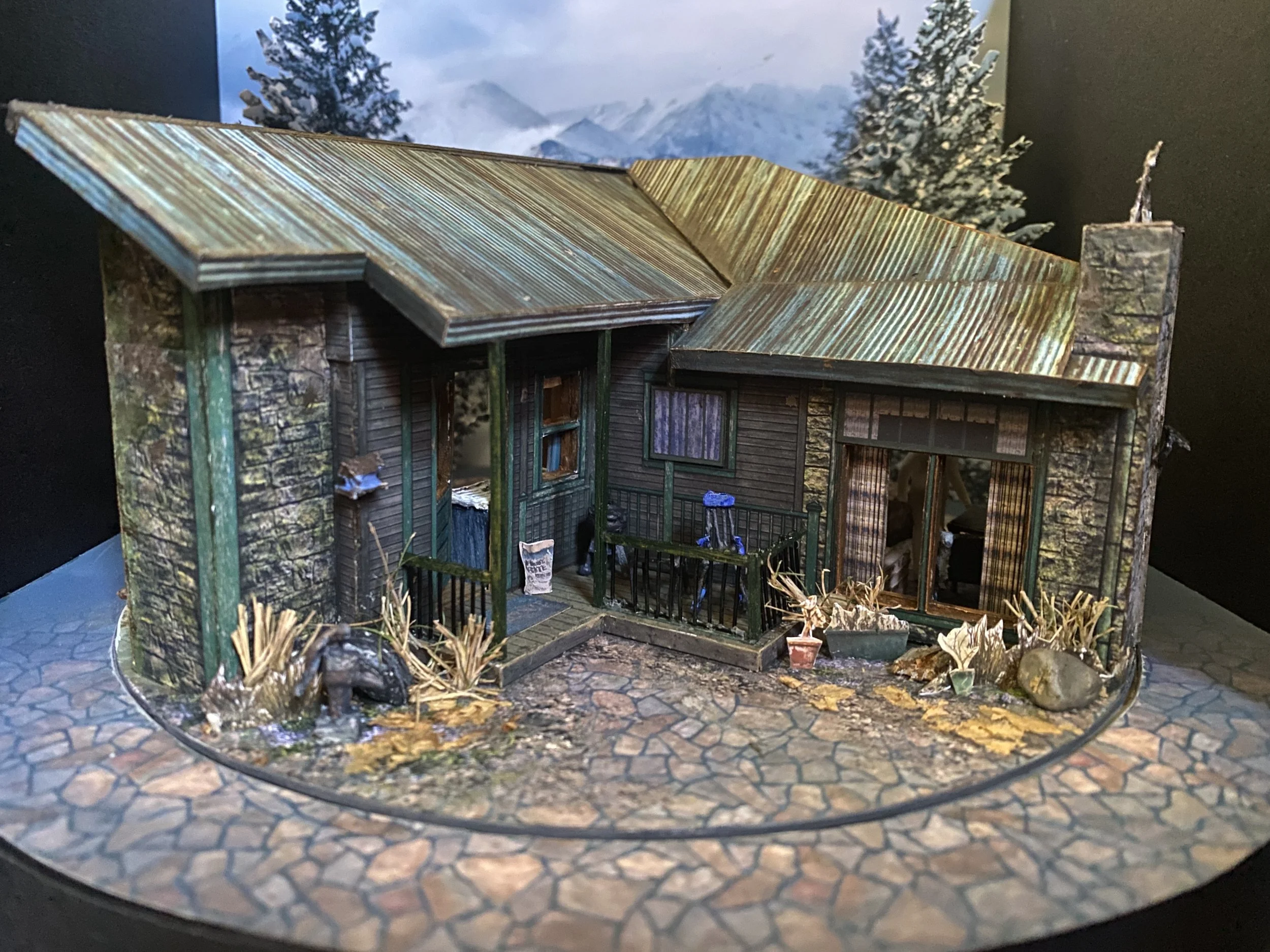   Misery  (scenic design- Anne Mundell)  1/4” scale model 